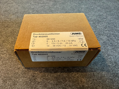 Jumo druckmessumformer typ - jumo, druckmessumformer,