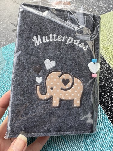 Mutterpasshülle filz neu - filz,,