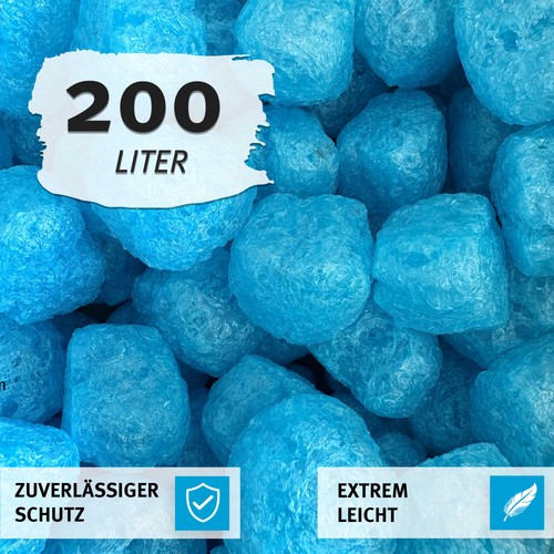 Verpackungschips herz blau - verpackungschips,