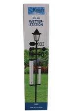 Solar Wetterstation Thermometer Regenmesser Temperatur Windmesser Messstation