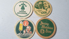4 verschiedene Bierdeckel Licher Bier Ihring Melchior Lich Oberhessen