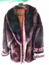 DDR Damen Pelzjacke Wolpryla Pelzimitat Crimlin m50 weinrot bordeaux gr01