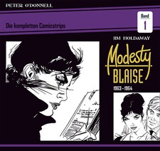 Modesty Blaise, BOCOLA Verlag, Die kompletten Comicstrips, Band 1, Jim Holdaway