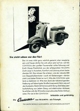 Triumph -- Die Contessa -- Sie steht schon vor der Tür --  Werbung von 1955 --