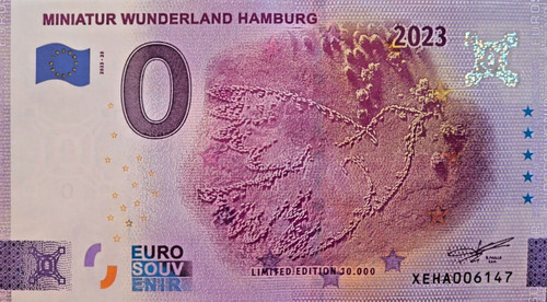 Euro schein miniatur - ,