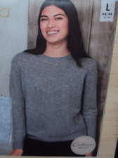 mega KASCHMIR Pullover grau