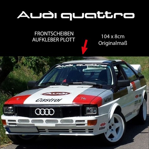 Audi quattro schriftzug - quattro,