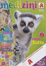 Medizini Apothekenzeitung 9/2025 Poster Tiere der Erde Teil 3  / Katta / TierABC