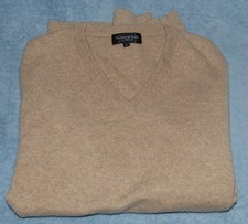 toller Tailer & Son Herren Pullover Strick XL beige - 100% Kaschmir Cashmere TOP