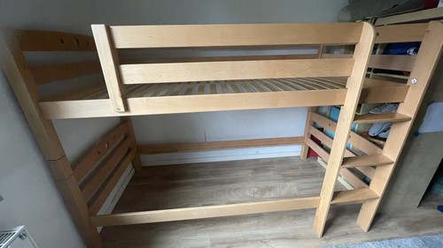 Hochbett vollholz - (halbhoch),,