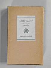 Goethe Faust Gesamtausgabe