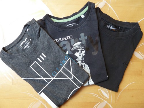 3tlg jungen shirt 128 - 3tlg, gr.128
