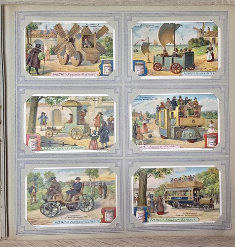Liebig sammelbilder automobile - liebig,