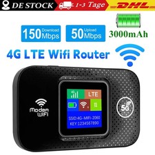4G WLAN Hotspot Mobiler Hotspot 150Mbps WLAN-Router mit SIM-Kartensteckplatz