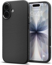 Original SPIGEN Liquid Air Hülle / Case für iPhone 17 Schutzhülle Schwarz
