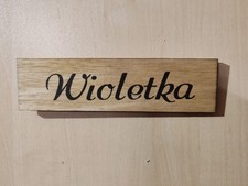 Name Türschild Namensschild Holz Zimmerschild personalisiert Baby Kinderzimmer