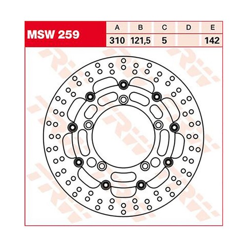 Trw bremsscheibe für - bremsscheibe, (für:
