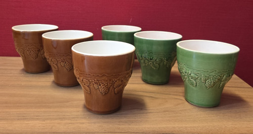Ddr keramik becher reben - 6,