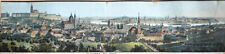 c1850 Prag Praha Panorama-Ansicht Kolorierte Lithographien wohl nach V. Morstadt