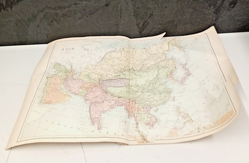 1876 original karte von asien - 1876,