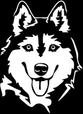SIBERIAN HUSKY Aufkleber -