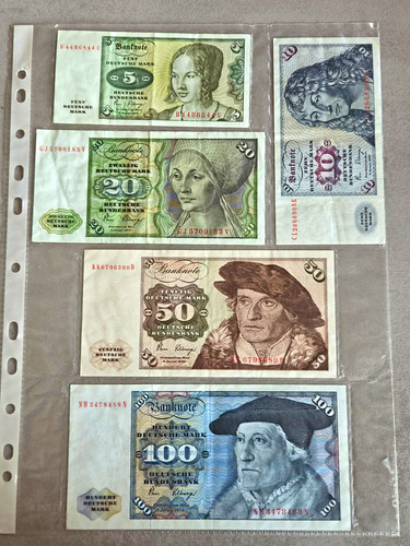 Deutsche mark banknoten - mark,