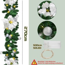 Weihnachtsgirlande mit LED