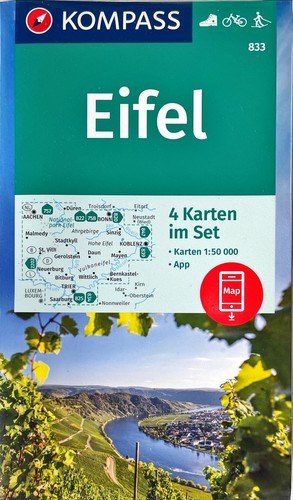 Kompass wanderkarten set 833 - wanderkarten-set,