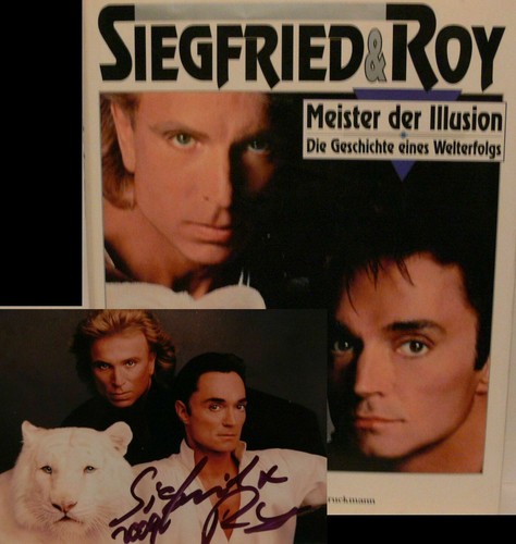 Siegfried roy signiert las - siegfried, &