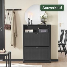 B-waren Ausverkauf Schuhkipper Schuhschrank mit 2 Klappen FSR87-SCH-bwaren