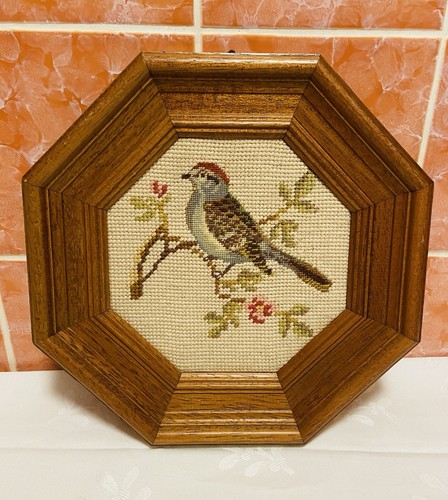 Bild stickbild vogel vintage - vogel,