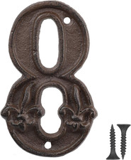 Hausnummer aus Gusseisen -