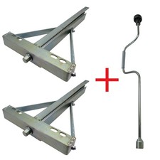 2er Set Ausdrehstützen