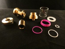 24 Karat Vergoldung EZigarette Deluxe Verdampfer Edelstahl Veredelung Gold