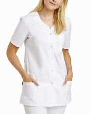 kochfester Damen Kittel weiß