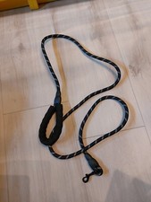 Hundeleine Schwarz Reflektierend 2,0 m Leicht mit Softschlaufe NEU TOP !!!