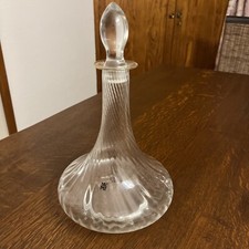 WMF Vintage Glas Karaffe Weinkaraffe mit Glasstöpsel, Transparent