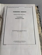 Technisches Handbuch Ersatzteilurliste   PIAGGIO P149 D   1973