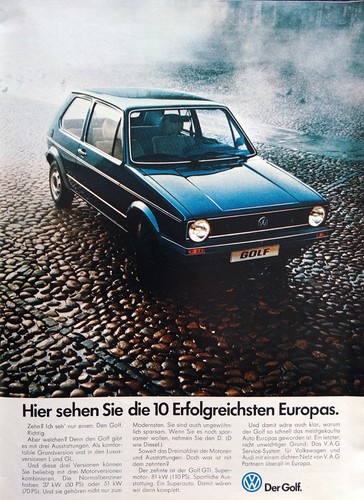 Golf originale werbung - golf, 1,