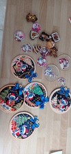 Dekopaket Deko Weihnachten Figuren Stitch Baumschmuck Lebkuchenmann