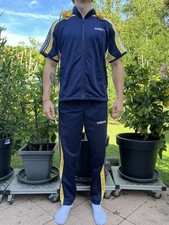 Vintage Retro Adidas Trainingsanzug Jacke Jogginghose 90er 00er Gr M Sportjacke