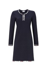 Ringella Damen Nachthemd 2511039 Dark Navy Langer Arm -36