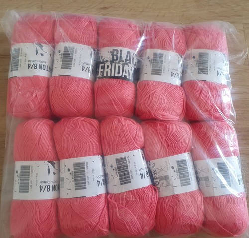 Cotton häkelgarn 100 - cotton, 8/4