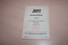 Agria Ersatzteilliste 110/3