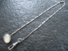 Taschenuhrkette Silber 835 Uhrkette Frackkette Vintage sehr schön