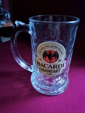Bacardi Oakheart Glas Gläser mit Griff Humpen Krug