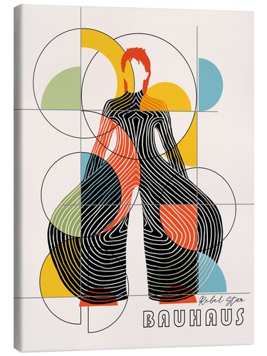 Leinwandbild bauhaus rebel - leinwandbild,