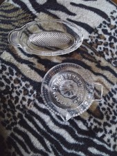 Zitronenpresse und Apfelreibe Glas