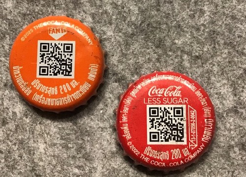 Kronkorken fanta coca cola - fanta, kk