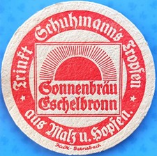 Alter Bierdeckel Sonnenbräu